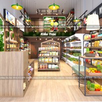 Thiết kế siêu thị nhập khẩu Kiều Trúc- chị Trúc